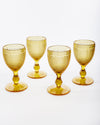 Frost Water Goblet Set 4pc | Amber