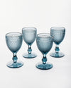 Frost Water Goblet Set 4pc | Smoke