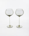 Gorman Red Wine Balloon Set 2pc | Smoke Green