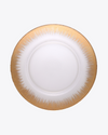 Horizon Glass Charger Plate | Rent