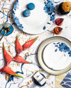 Blue Dahlia Salad + Dessert Plate | Rent
