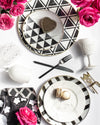 Modern Marble Charger Plate | Rent