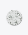 Kensington Grey Salad + Dessert Plate | Rent