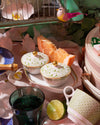 Lace Votives with Tray | Apple Green