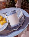 Lace Mug | Cornflower Blue