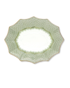 Lace Large Fluted Tray | Apple Green