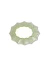 Lace Medium Fluted Tray | Apple Green
