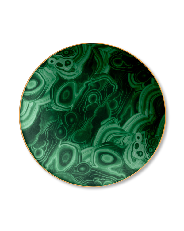 Malachite Charger Plate