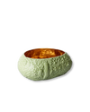 Matcha Desert Medium Bowl | Green + Gold