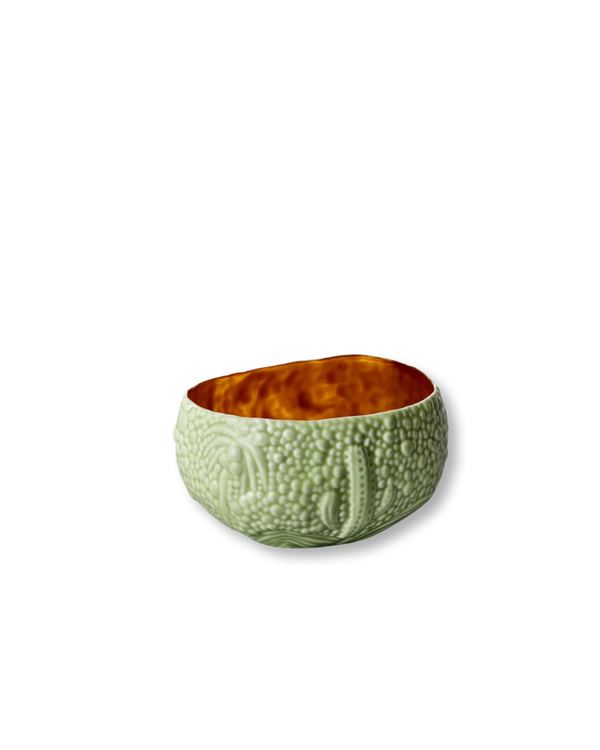 Matcha Desert Small Bowl | Green + Gold