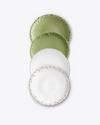 Matcha Salad + Dessert Plate | White + Gold