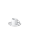 Matcha Espresso Cup + Saucer | White
