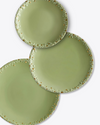 Matcha Salad + Dessert Plate | Green + Gold