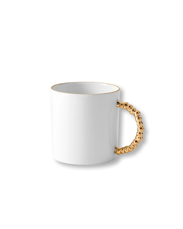 Matcha Mug | White + Gold