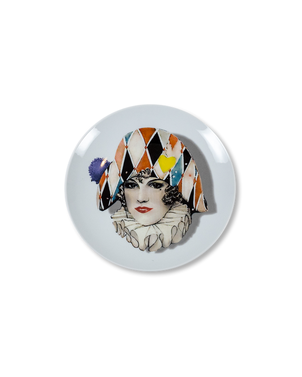 Miss. Harlequin Salad + Dessert Plate