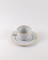 Modern Marble Teacup + Saucer | Rent