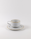 Modern Marble Teacup + Saucer | Rent