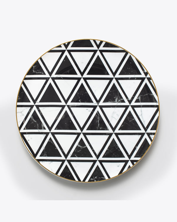 Modern Marble Charger Plate | Rent