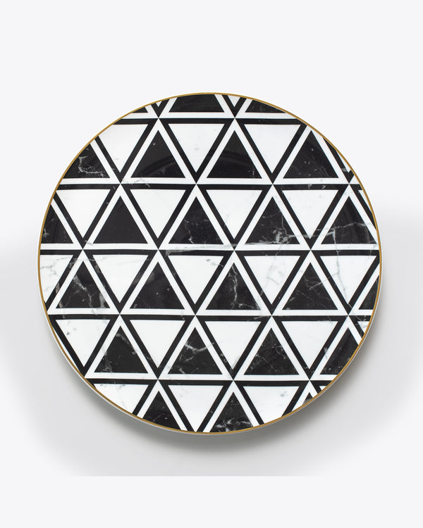 Modern Marble Charger Plate | Rent