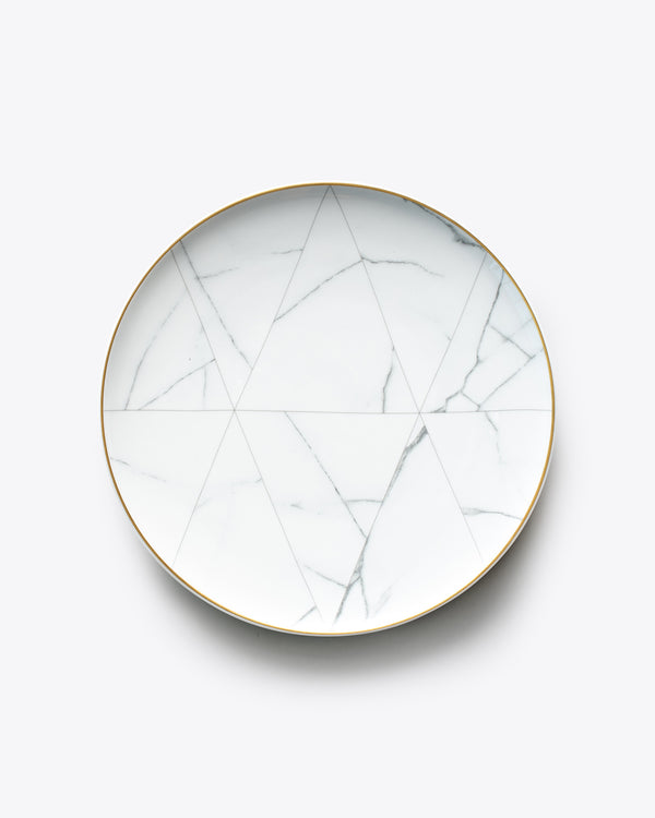 Modern Marble Dinner Plate | Rent