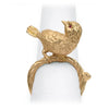 Gold Bird Napkin Ring, Set of Four