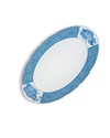 Oscar's Blue Large Oval Platter