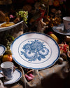 Oscar's Blue Dinner Plate