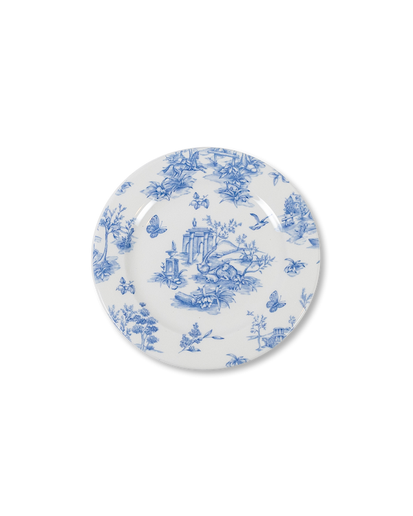 Paddington Blue Salad + Dessert Plate, Set of 6