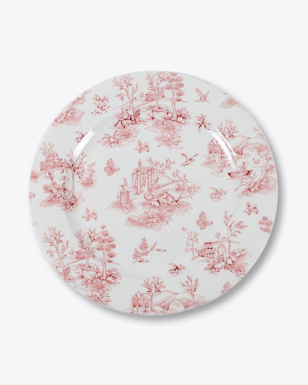 Paddington Cranberry Charger Plate | Rent