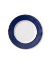 Pleated Dinner Plate | Navy | Set of 3