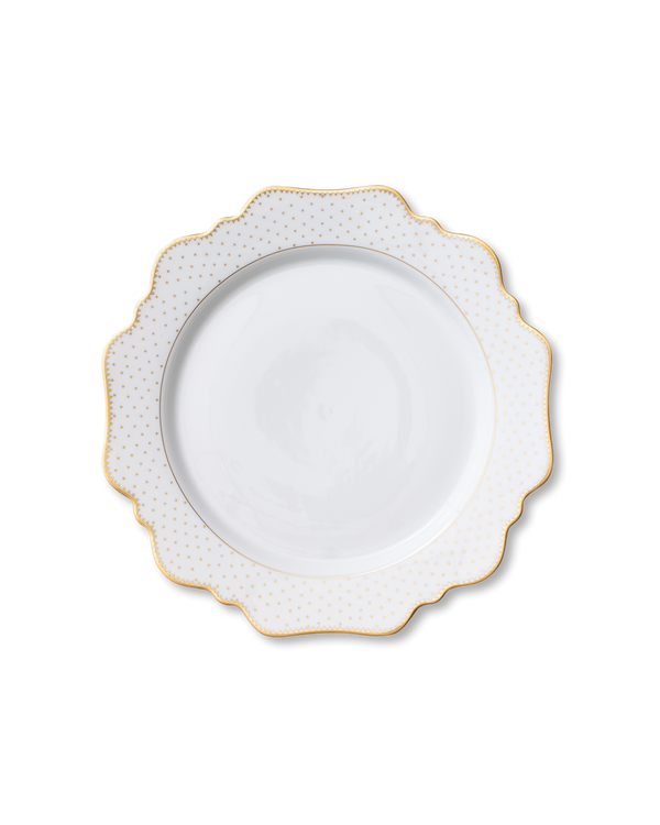 Point D'Esprit Dinner Plate