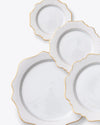 Point D'Esprit Dinner Plate