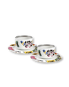 Primavera Teacup + Saucer Set of Two