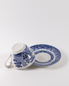 Primrose Hill Blue Teacup + Saucer Set | Rent