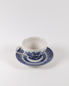 Primrose Hill Blue Teacup + Saucer Set | Rent