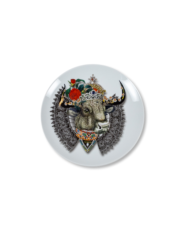 Queen Bull Salad + Dessert Plate