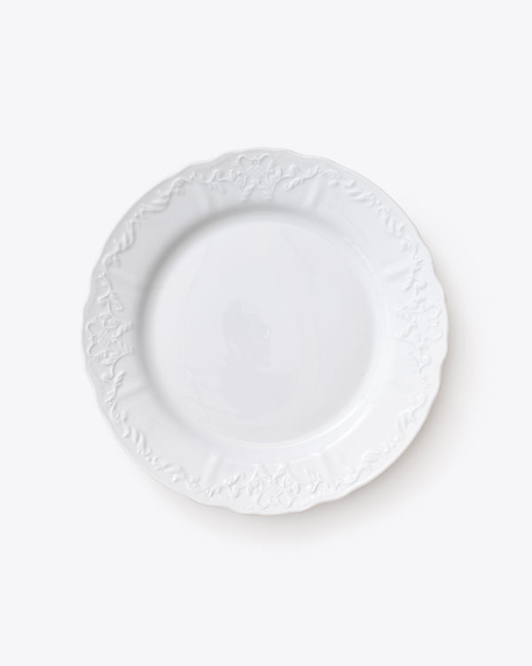 Ramsey Dinner Plate | Rent | White