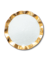 Ruffle Charger Plate | Gold