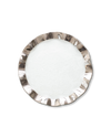 Ruffle Dinner Plate | Platinum – Maison de Carine
