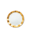 Ruffle Salad + Dessert Plate | Gold