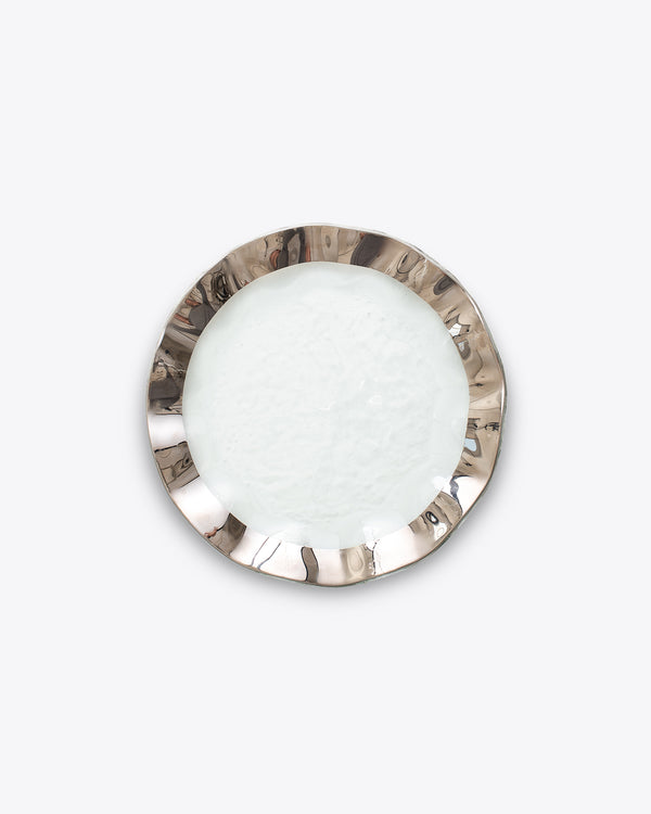 Ruffle Salad + Dessert Plate | Rent | Platinum