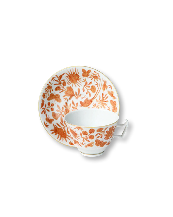 Sacred Bird + Butterfly Teacup + Saucer