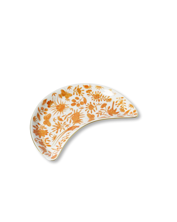 Sacred Bird + Butterfly Crescent Salad Plate