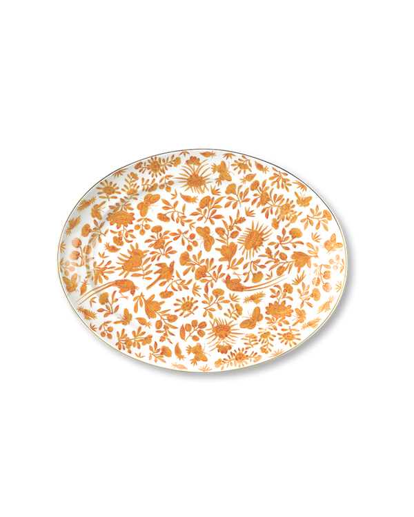 Sacred Bird + Butterfly Oval Serving Platter