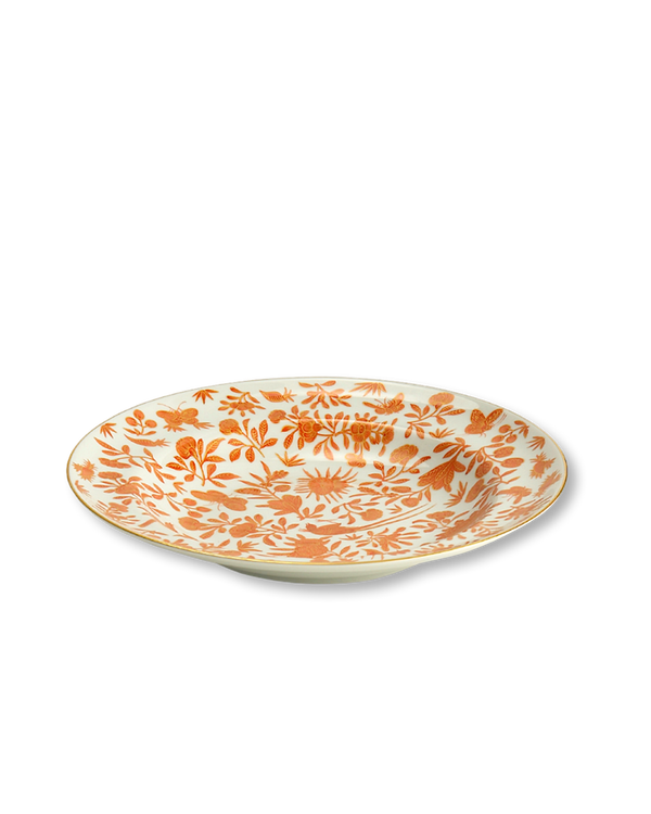 Sacred Bird + Butterfly Rim Soup Bowl