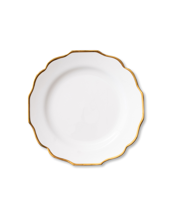 Scallop Dinner Plate | White | Set of 2
