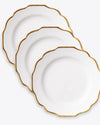 Scallop Dinner Plate | White | Set of 2