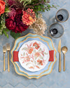 Anna's Palette Charger Plate | Aqua Green