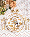 Ivy Dinner Plate | Rent | Gold