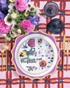 Anna's Palette Charger Plate | Purple Orchid